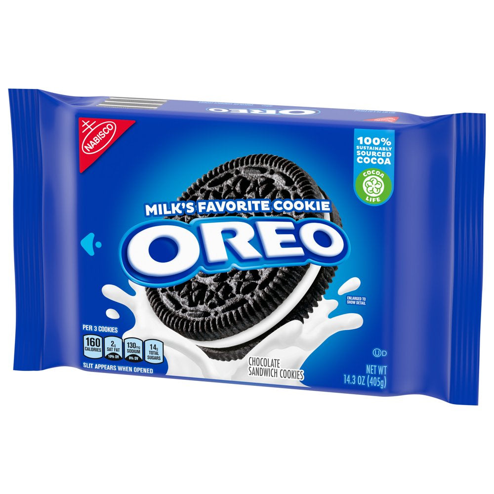 OREO Chocolate Sandwich Cookies, 14.3 Oz