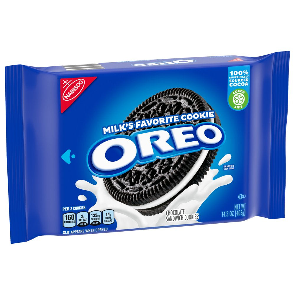 OREO Chocolate Sandwich Cookies, 14.3 Oz